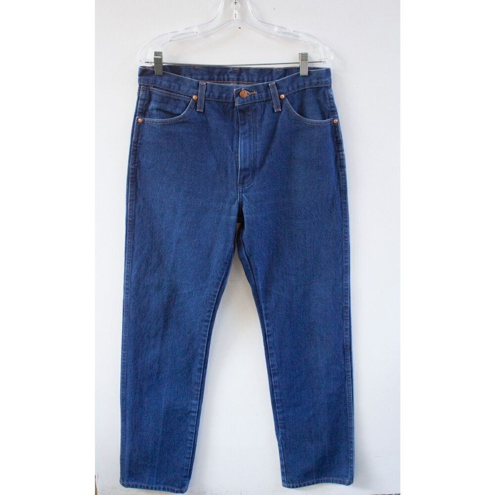 New Wrangler Cowboy Cut 13MWZ Original Fit Jeans Rigid Indigo Men's Size 34x34